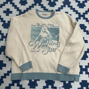 Taylor Swift On Wishing Star Crewneck Sweatshirt Size 2XL